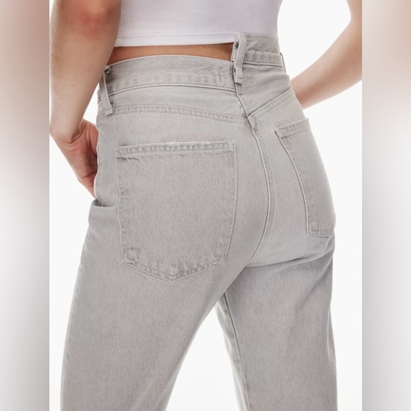 Agolde Criss Cross Straight Jeans - Picture 2 of 7